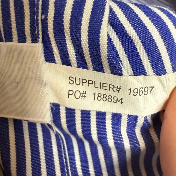 Ralph Lauren Shirt Men’s Large Classic Fit Blue Striped Long Sleeve Button Down - Picture 5 of 8